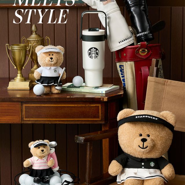 【韓国スタバ】ベアリスタが可愛すぎる!新作「ゴルフコレクション」全ラインナップ&価格まとめ⛳️🏌️♂️