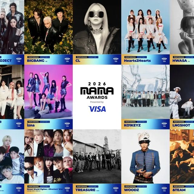 2026 MAMA AWARDS第2次出演者発表!BIGBANG・CL・IVE・&TEAMら14組、京セラドーム大阪に集結