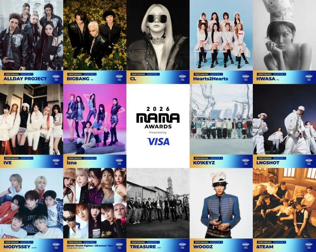 2026 MAMA AWARDS第2次出演者発表!BIGBANG・CL・IVE・&TEAMら14組、京セラドーム大阪に集結