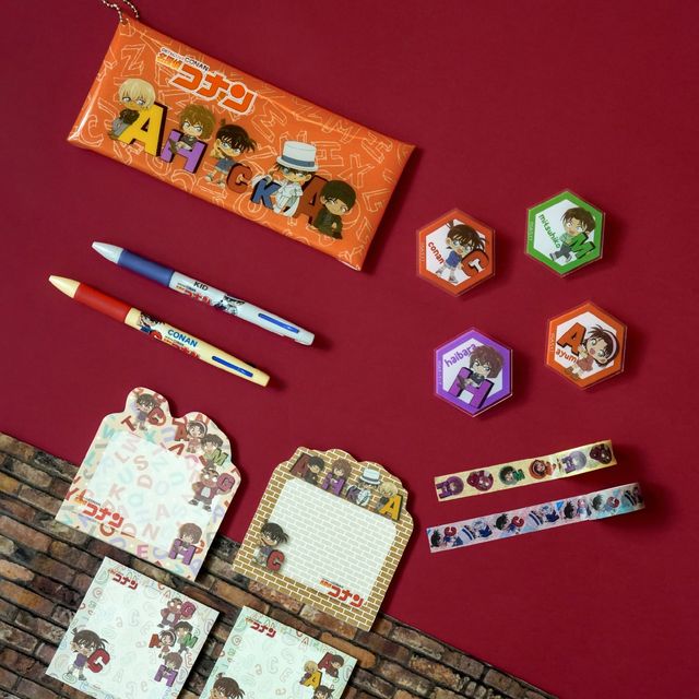 【韓国ダイソー】『名探偵コナン』コラボの新作文具&雑貨が登場!全10種のラインナップを徹底紹介