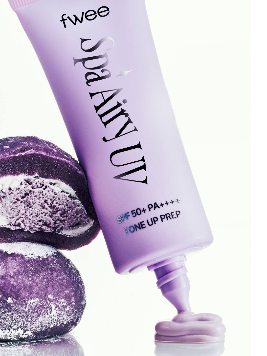 【fwee】待望の新色！黄みやくすみを抑える「Spa Airy UV」ラベンダーカラーが8月1日に公式モール＆アジト限定で登場💜