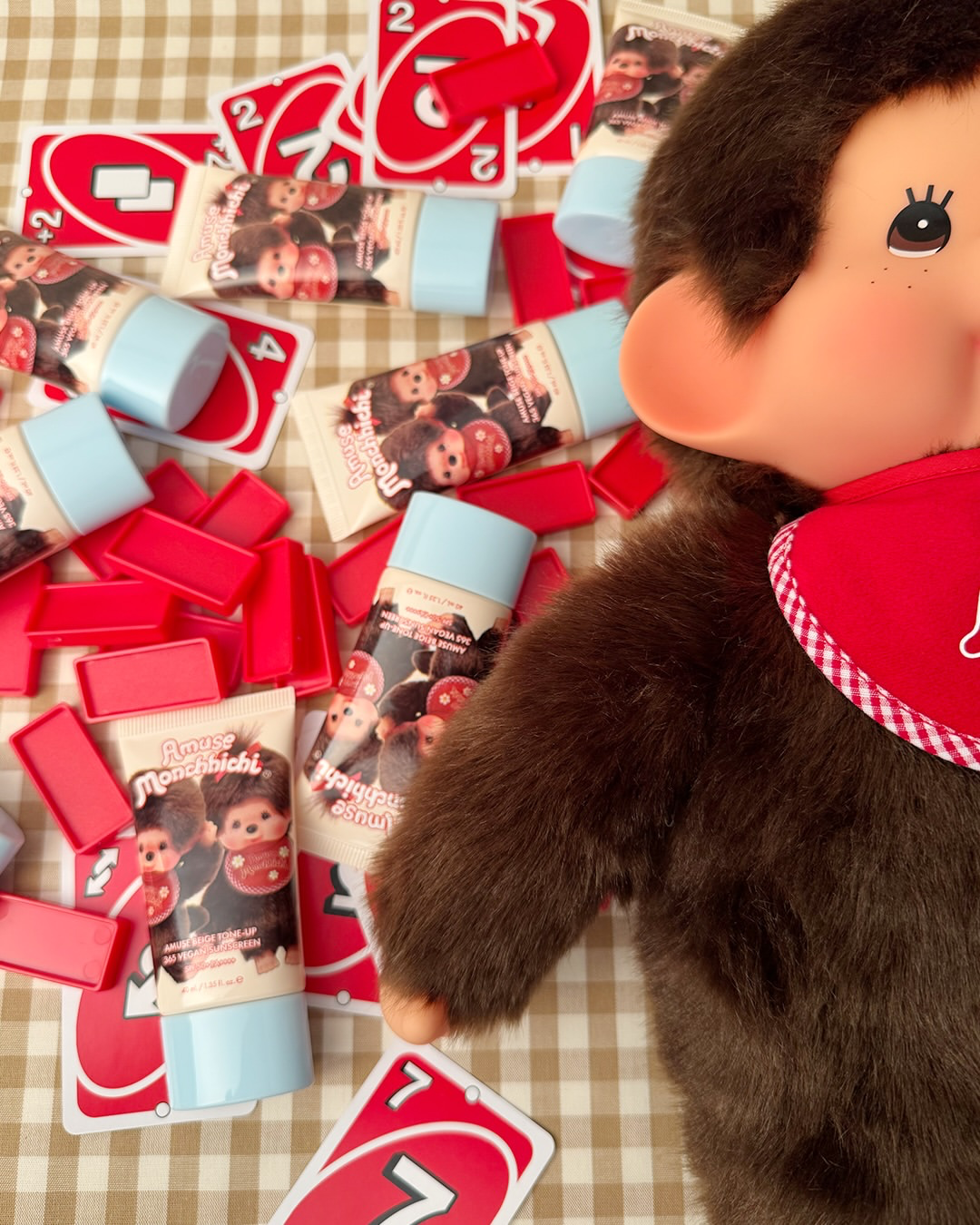 【韓国コスメ】AMUSE×モンチッチが可愛すぎる！ファンデフリーも叶う「365 ヴィーガン サンスクリーン」が限定登場