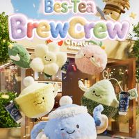【韓国CHAGEE】可愛すぎる!限定ぬいぐるみキーリング「Bes-Tea Brew Crew」プロモーションが開催