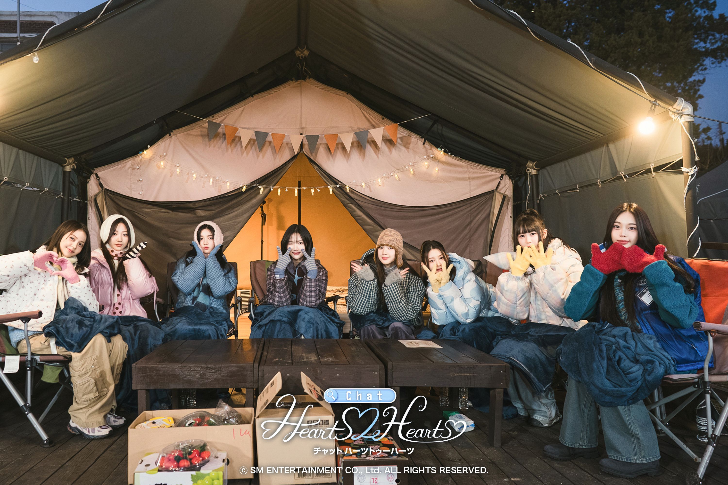 SM期待の新人“Hearts2Hearts”が初キャンプで大混乱！『Chat Hearts2Hearts』EP.3-1＆3-2のスチール公開