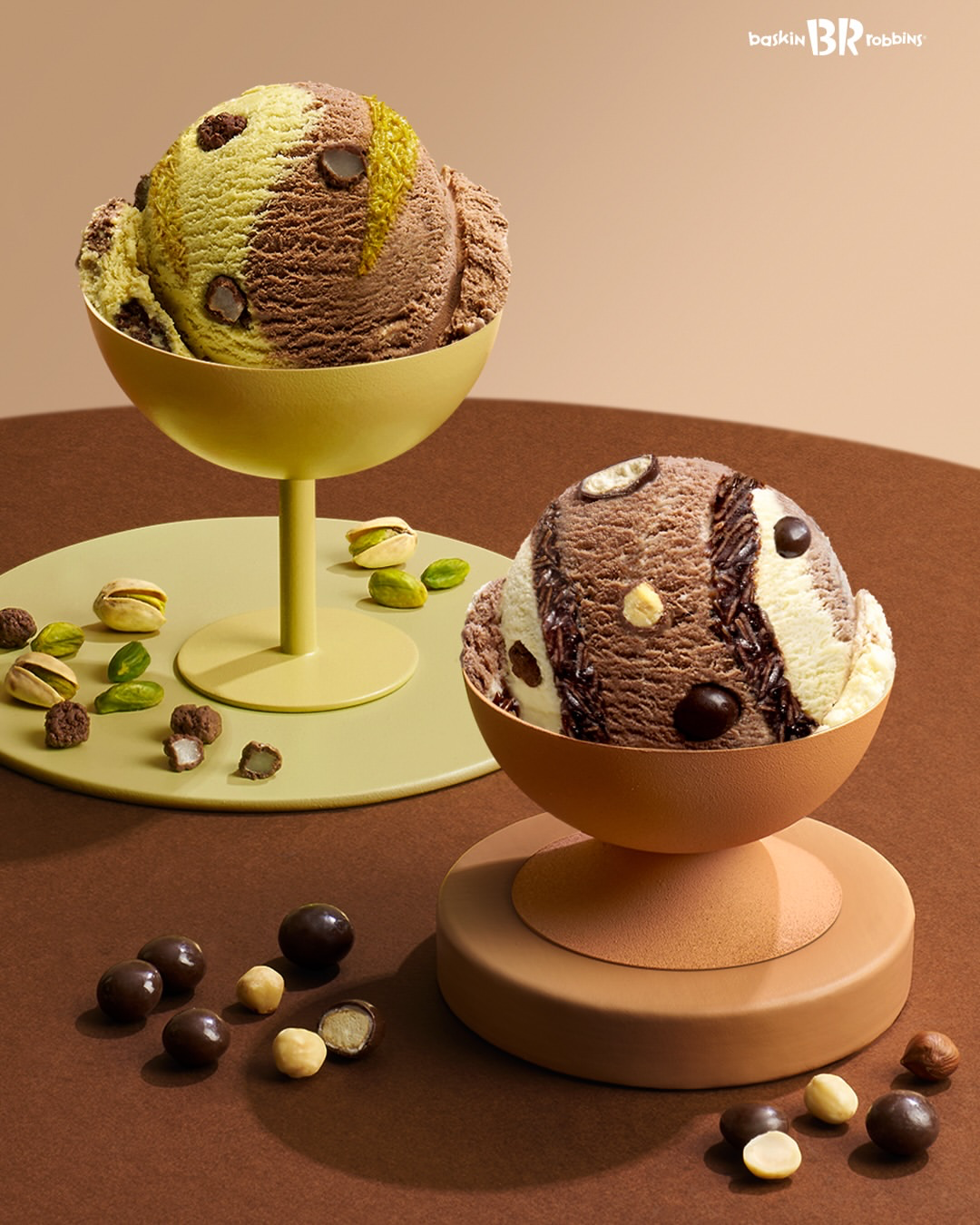 韓国サーティワンに「ドバイチョコ」風の新作が登場！カダイフのサクサク食感がたまらない2種をチェック