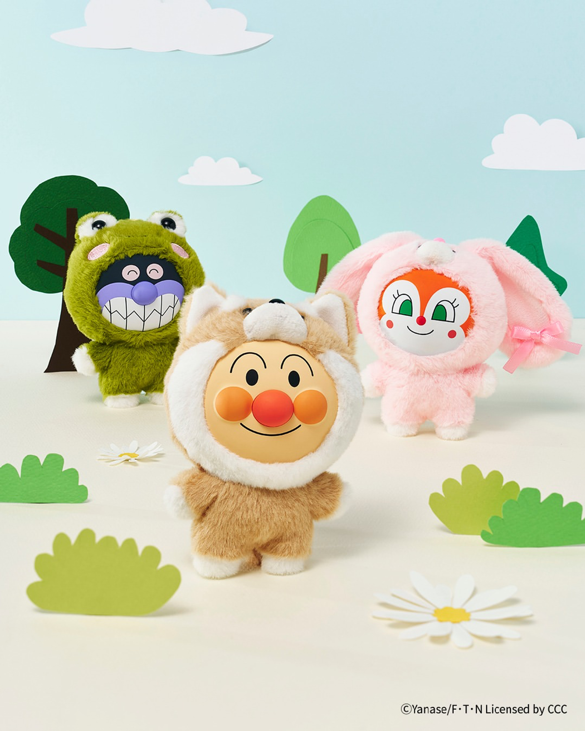 【韓国CGV】着ぐるみ姿が可愛すぎる!アンパンマンたちが動物に変身した「ぬいぐるみキーリング」全3種を徹底紹介