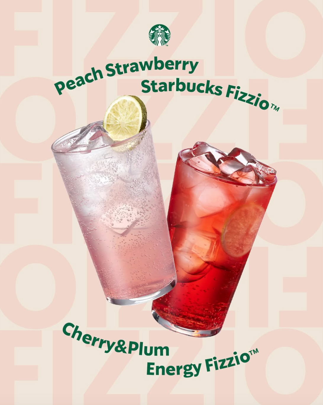 【韓国スタバ新作】ピーチ×いちご＆チェリープラムの爽快ピジオ登場！注文フレーズ付きで旅行中も安心🍹