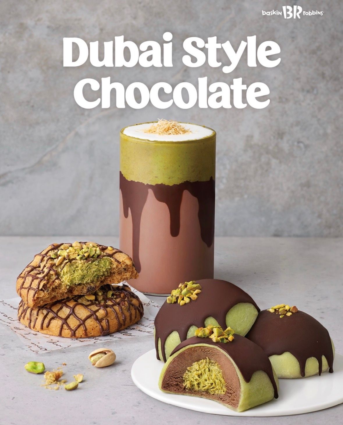 韓国バスキンロビンス（サーティワン）限定｜Workshop by バスキンロビンスで楽しむドバイスタイルスイーツ