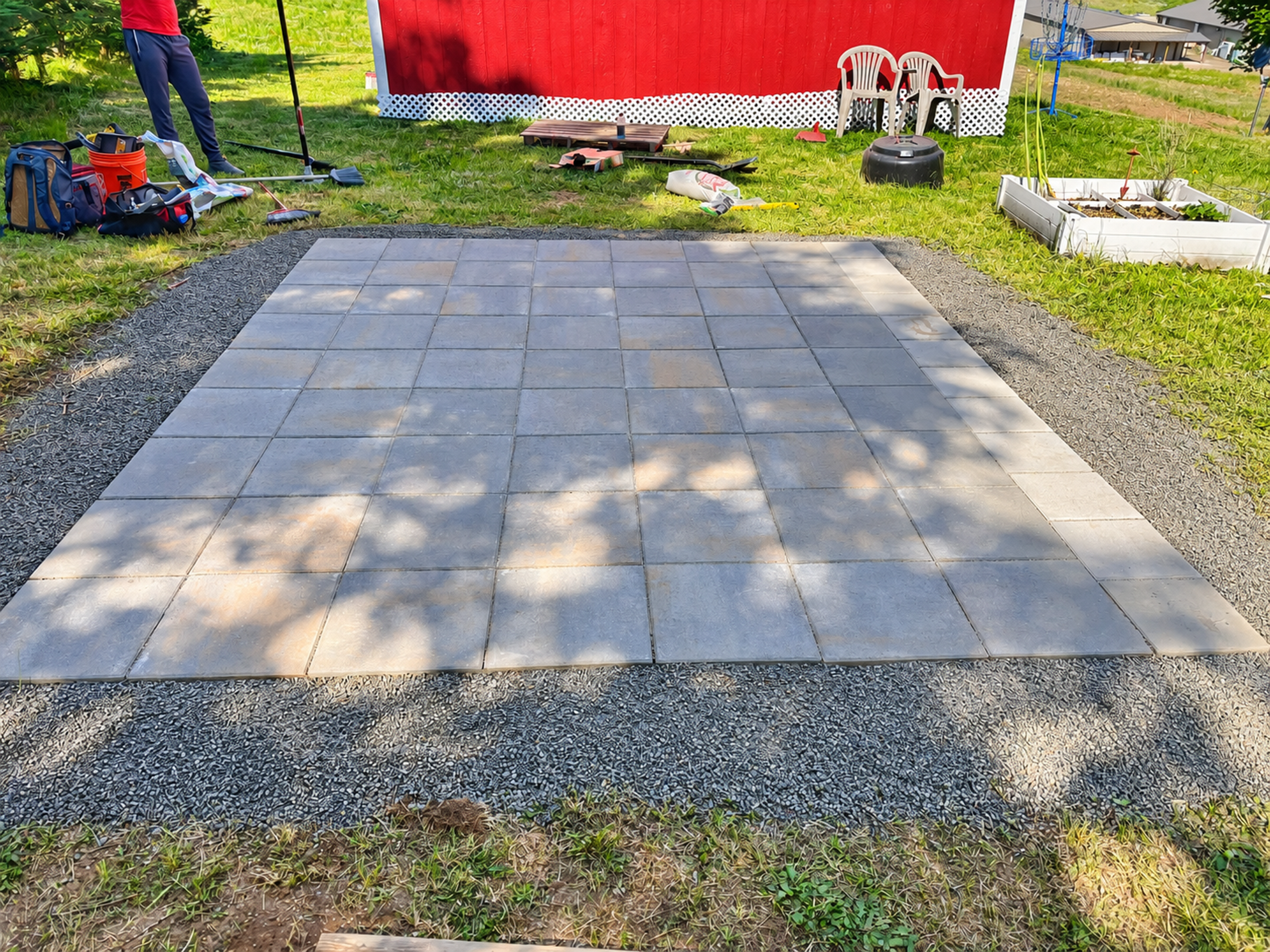 Greenhouse & Paver Base, Beavercreek, Oregon — photo 3 of 4