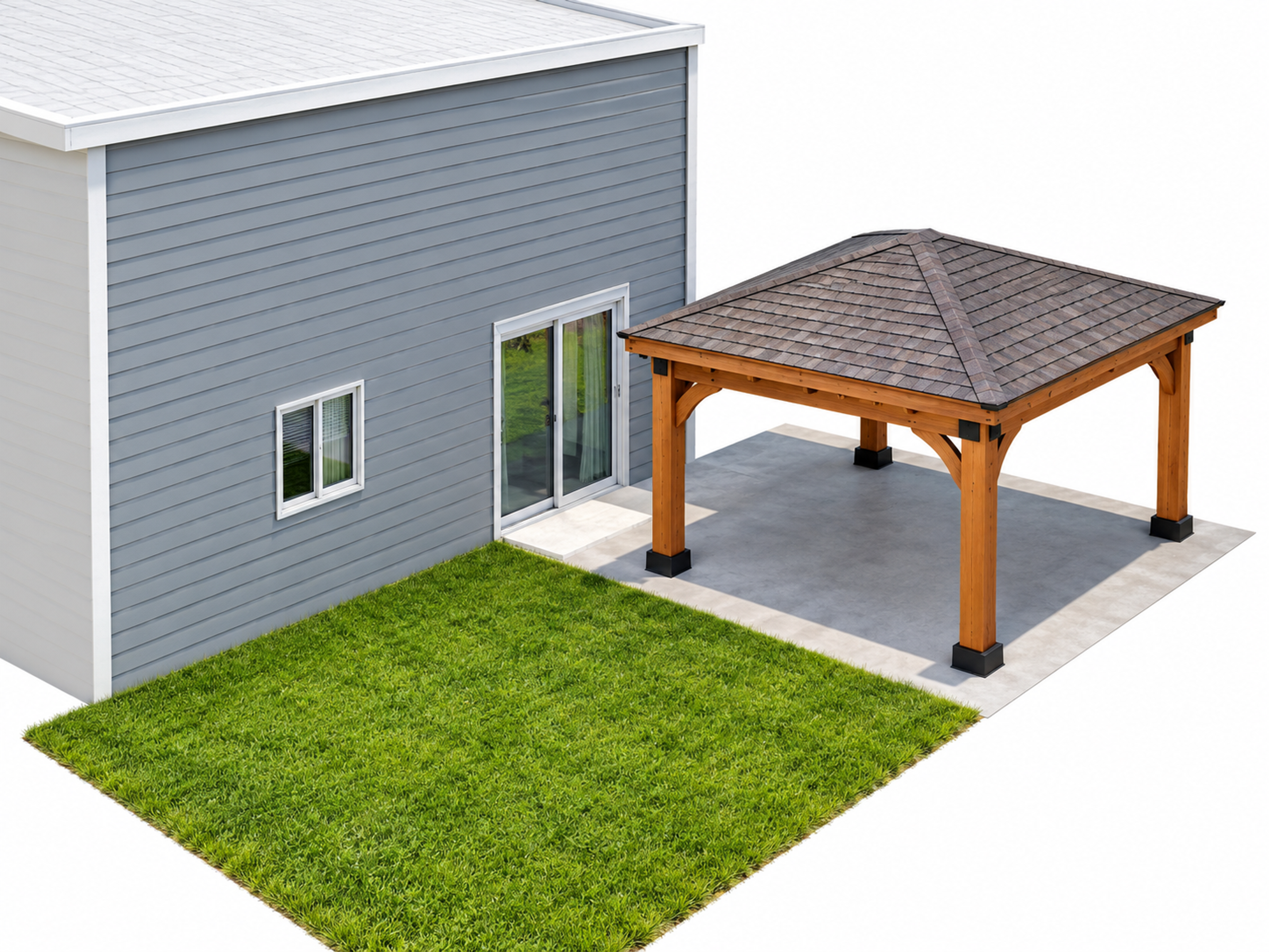 Backyard Patio & Gazebo, Gresham, Oregon — photo 1 of 6