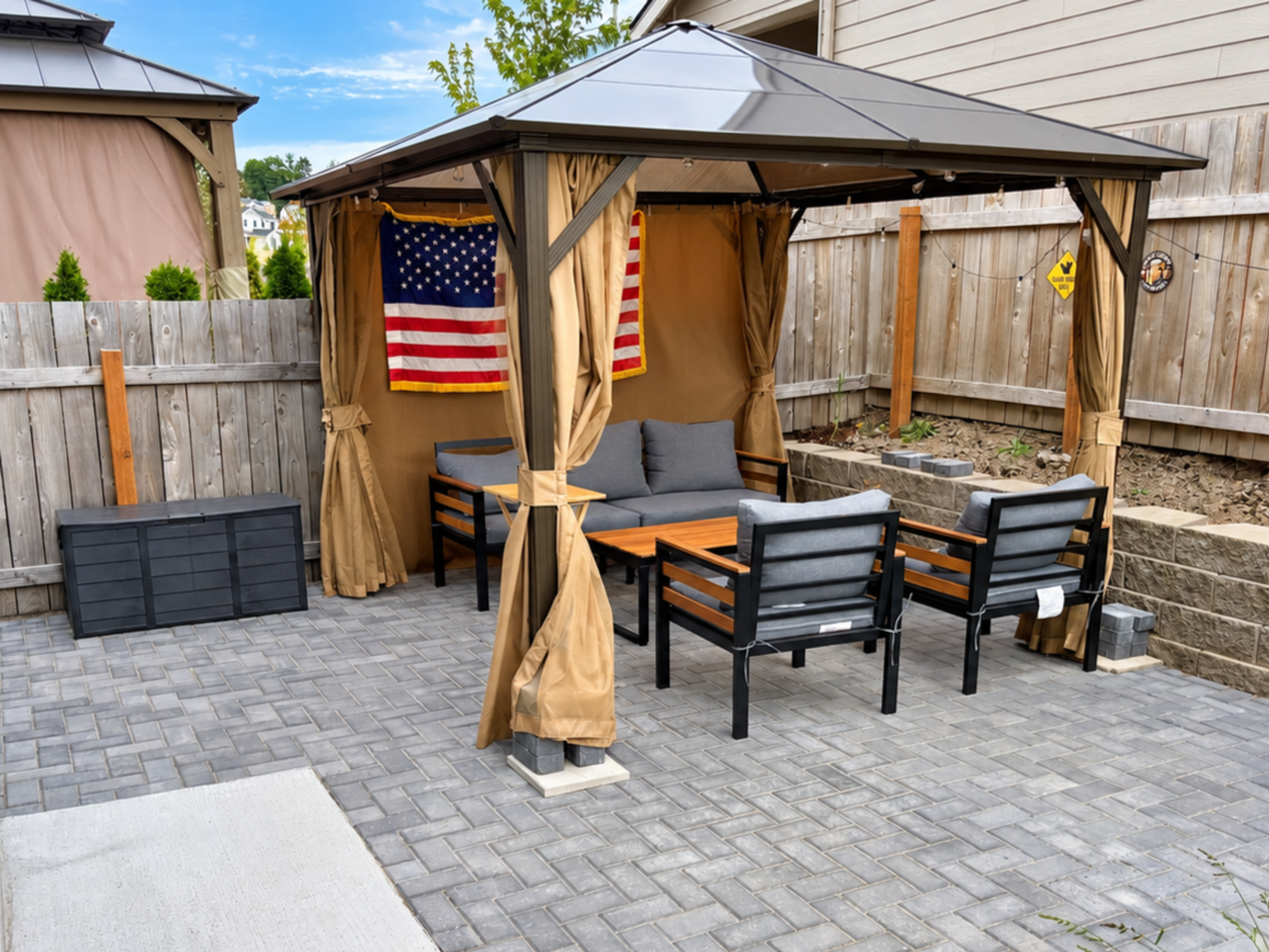 Backyard Patio & Gazebo, Gresham, Oregon — photo 6 of 6
