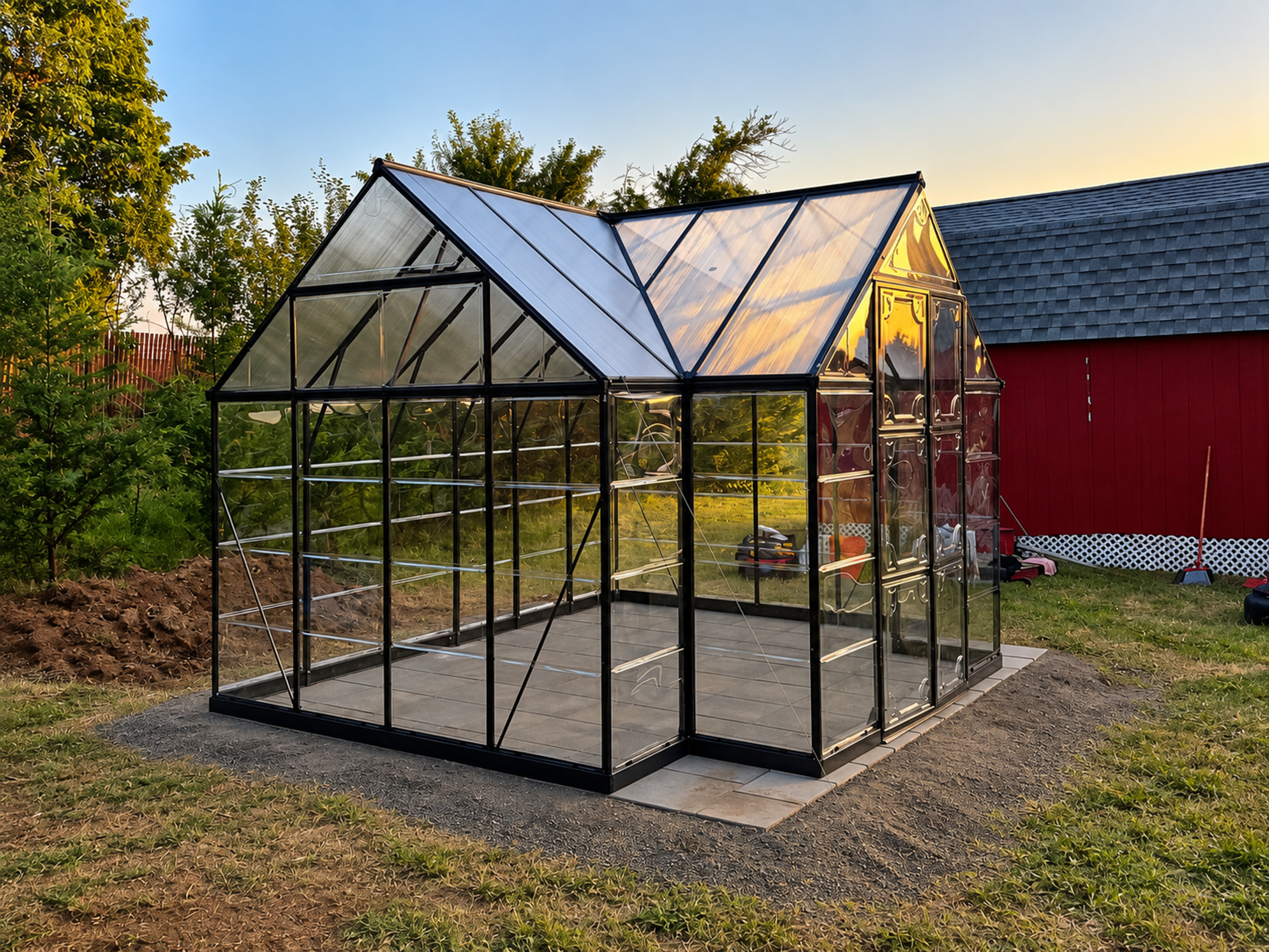 Greenhouse & Paver Base, Beavercreek, Oregon — photo 4 of 4