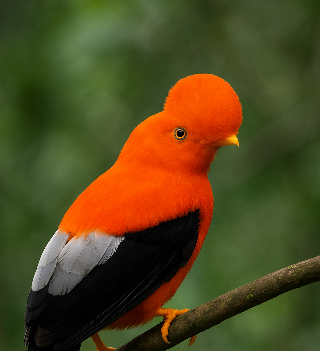 Gallito de las rocas - Rupicola peruvianus