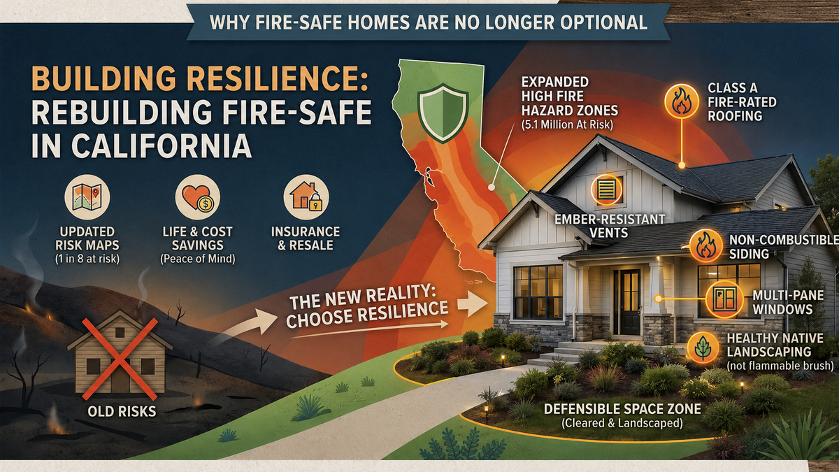 Why Rebuilding Fire-Safe Homes Is No Longer Optional in California