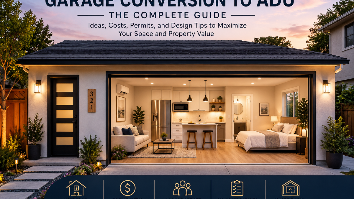 Garage to ADU: Maximizing Your Space and Investment