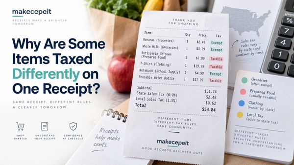 Why Are Some Items Taxed Differently on One Receipt?