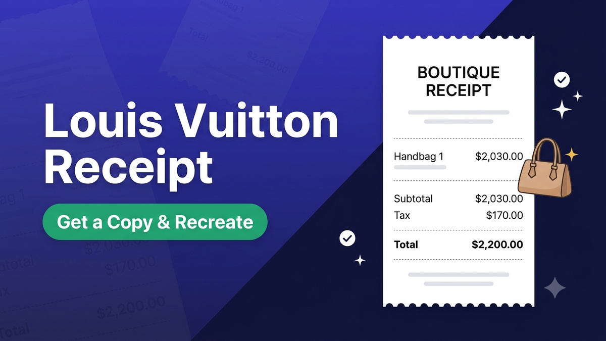 Louis Vuitton Receipt: How to Get a Copy & What It Shows (2026)