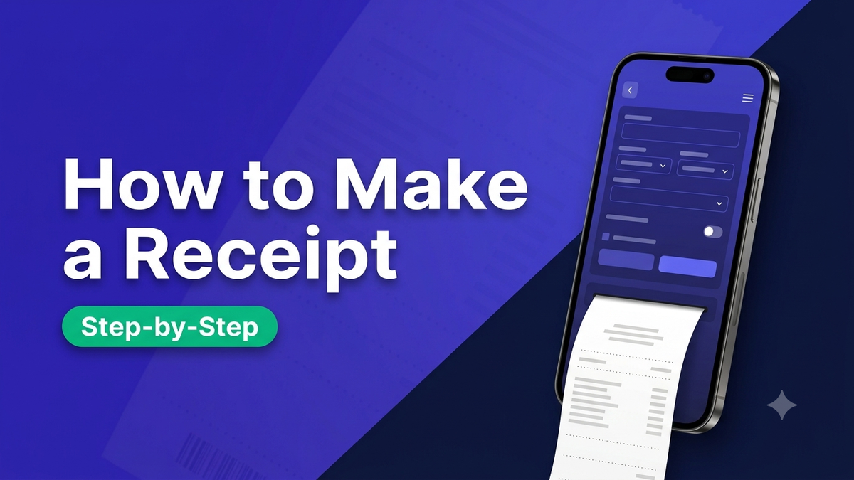 How to Make a Receipt: A Step-by-Step Guide (2026)