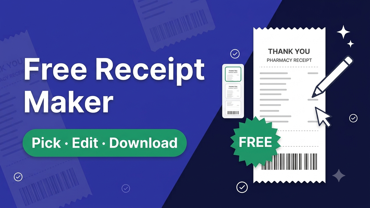 Free Receipt Maker: Make a Receipt Online Free (2026)