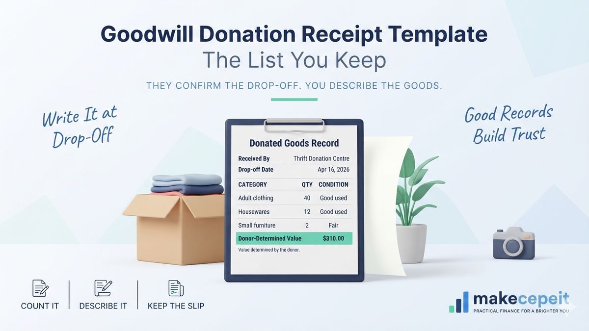 Goodwill Donation Receipt Template: How It Works