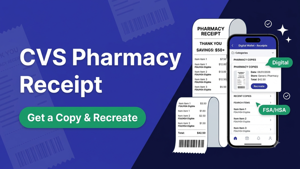 CVS Pharmacy Receipt: How to Get a Copy & Recreate It (2026)