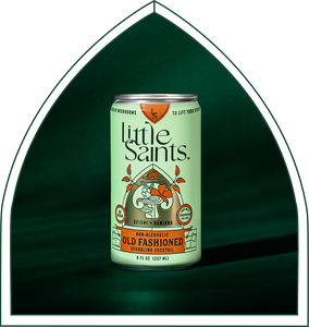 Little Saints non-alcoholic Old Fashioned can with botanical ingredients Little Saints non-alcoholic Old Fashioned can with botanical ingredients
