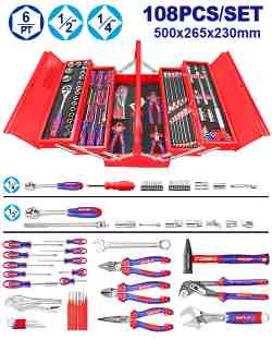 108 Pcs tool chest set