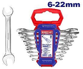 Double open end spanner set