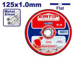 Abrasive metal cutting disc