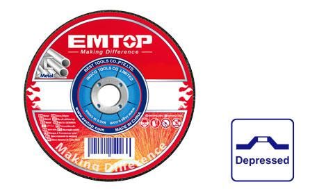 Abrasive metal cutting disc