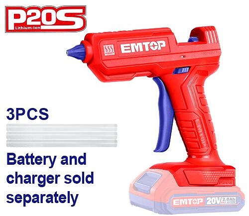 Cordless glue gun