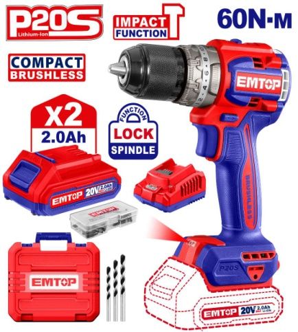 Lithium-Ion compact brushless impact drill