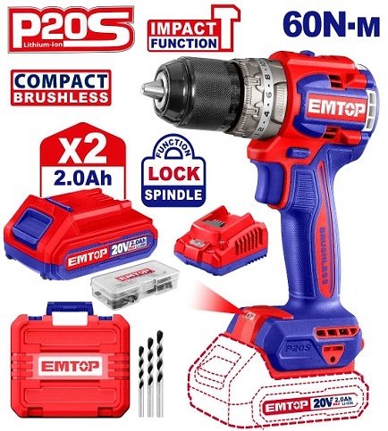 Lithium-Ion compact brushless impact drill