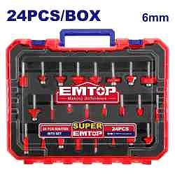 24 Pcs Router bits set