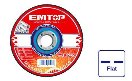 Abrasive metal cutting disc