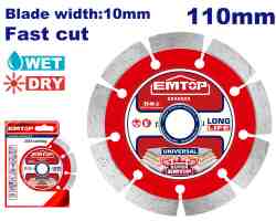 Dry diamond disc