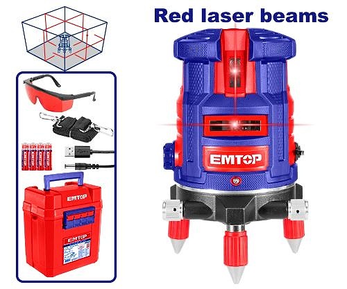 Self-Leveling Line Laser(Red laser beams)
