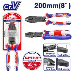 Compound action combination pliers