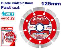 Dry diamond disc