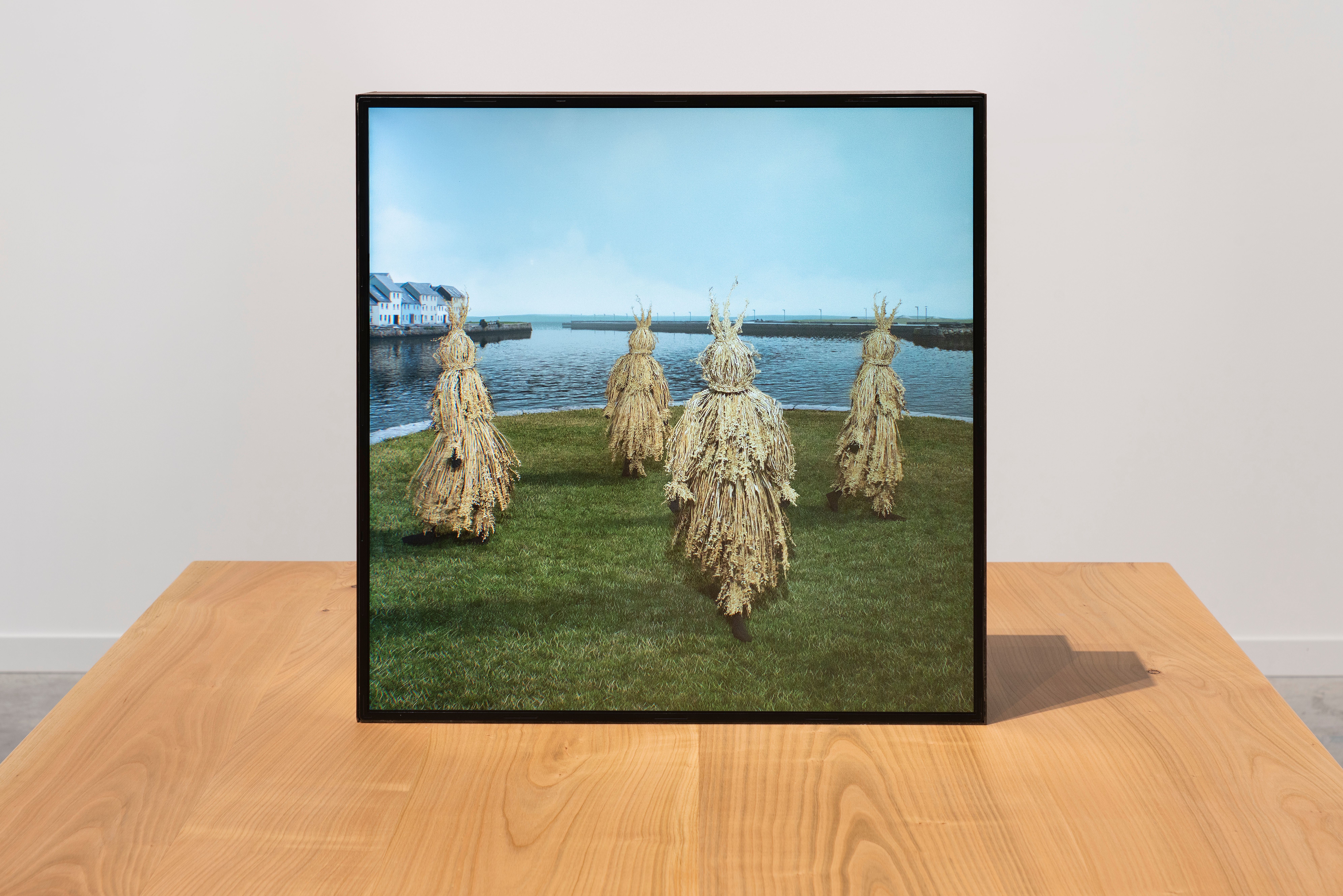 john gerrard, Corn Work (Corrib), 2020 – john gerrard, Exchange Table, 2026