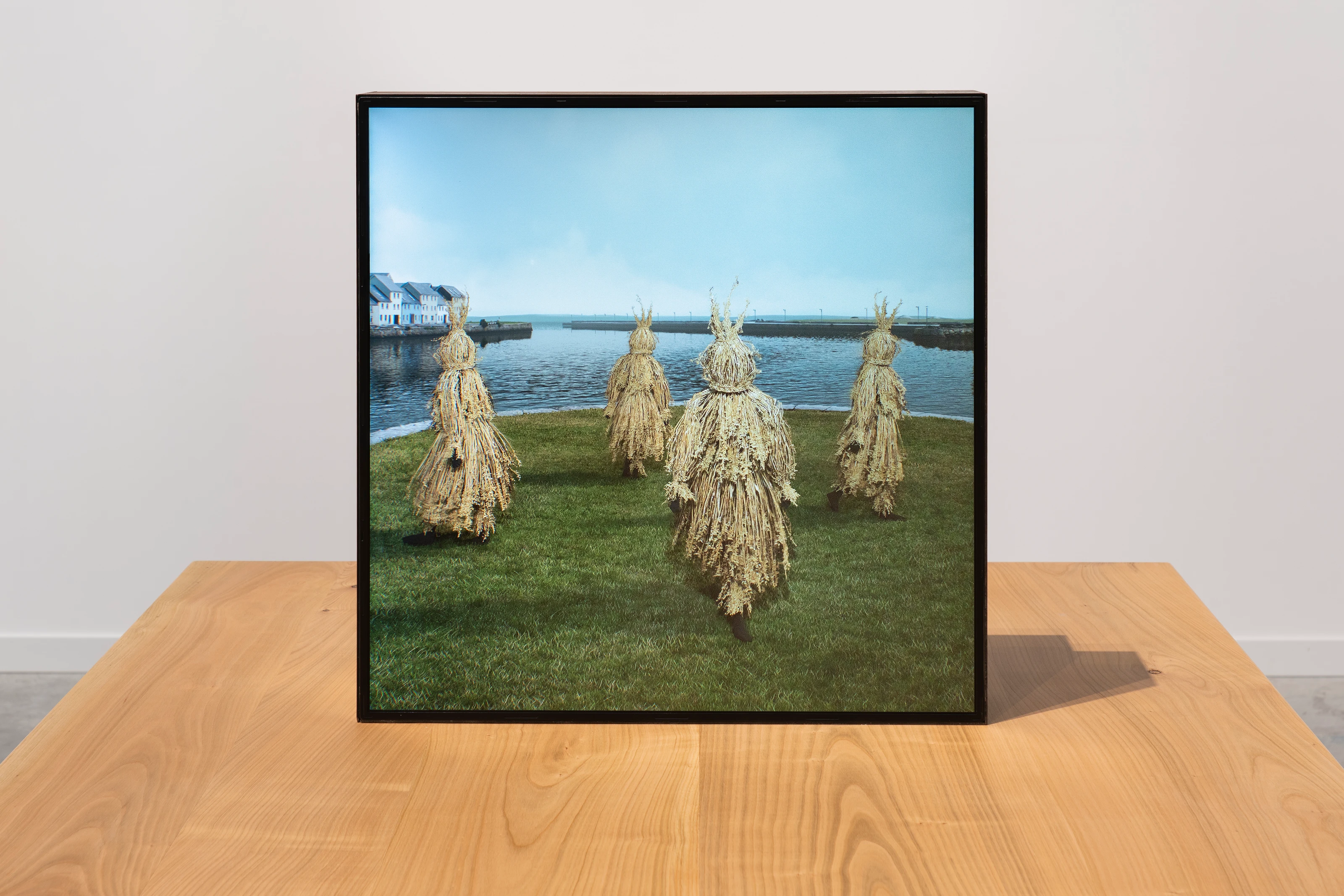 john gerrard, Corn Work (Corrib), 2020 – john gerrard, Exchange Table, 2026