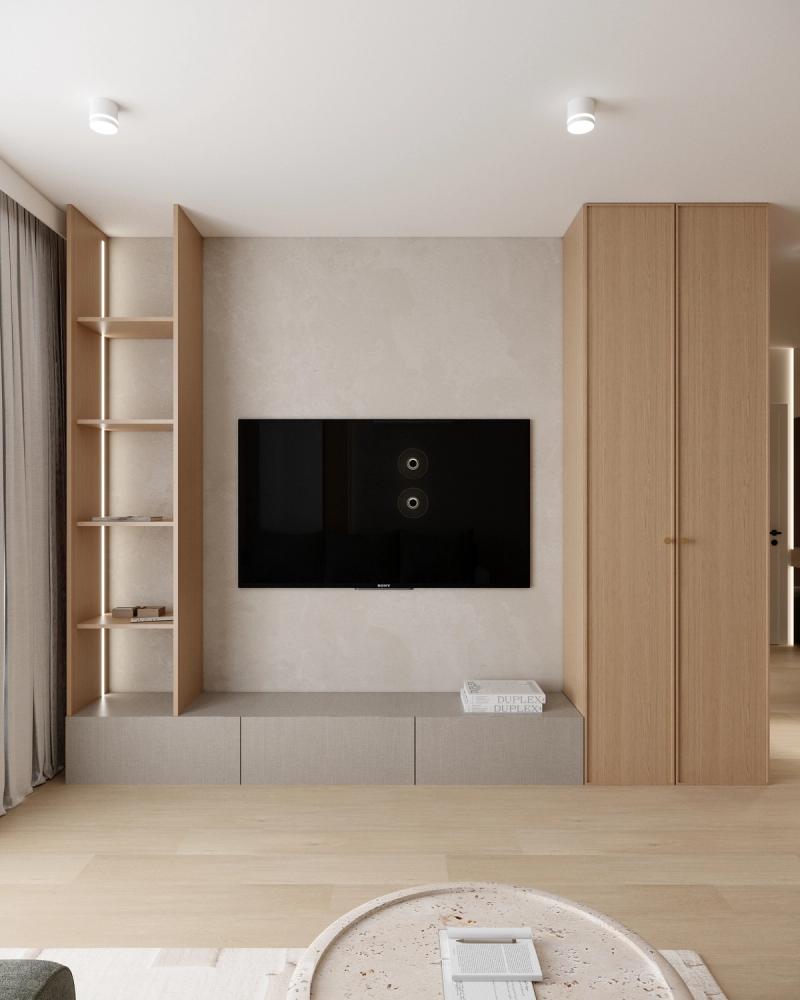 ściana TV