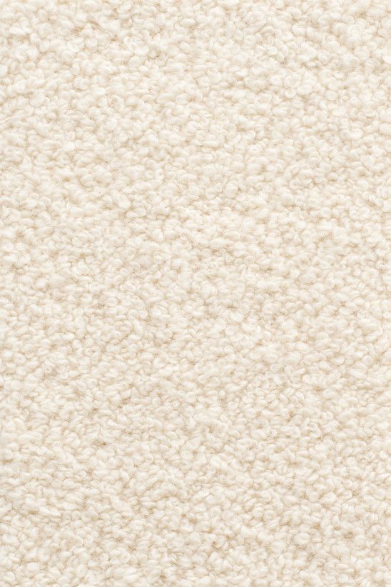 Close-up of ivory bouclé