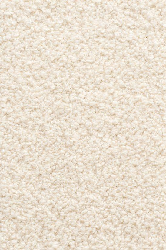 Close-up of ivory bouclé