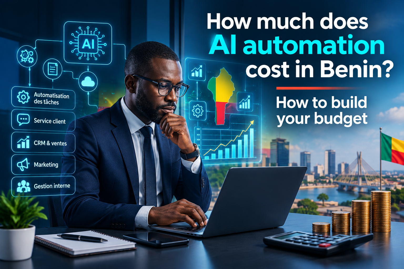 How much does AI automation cost in Benin? How to build your budget