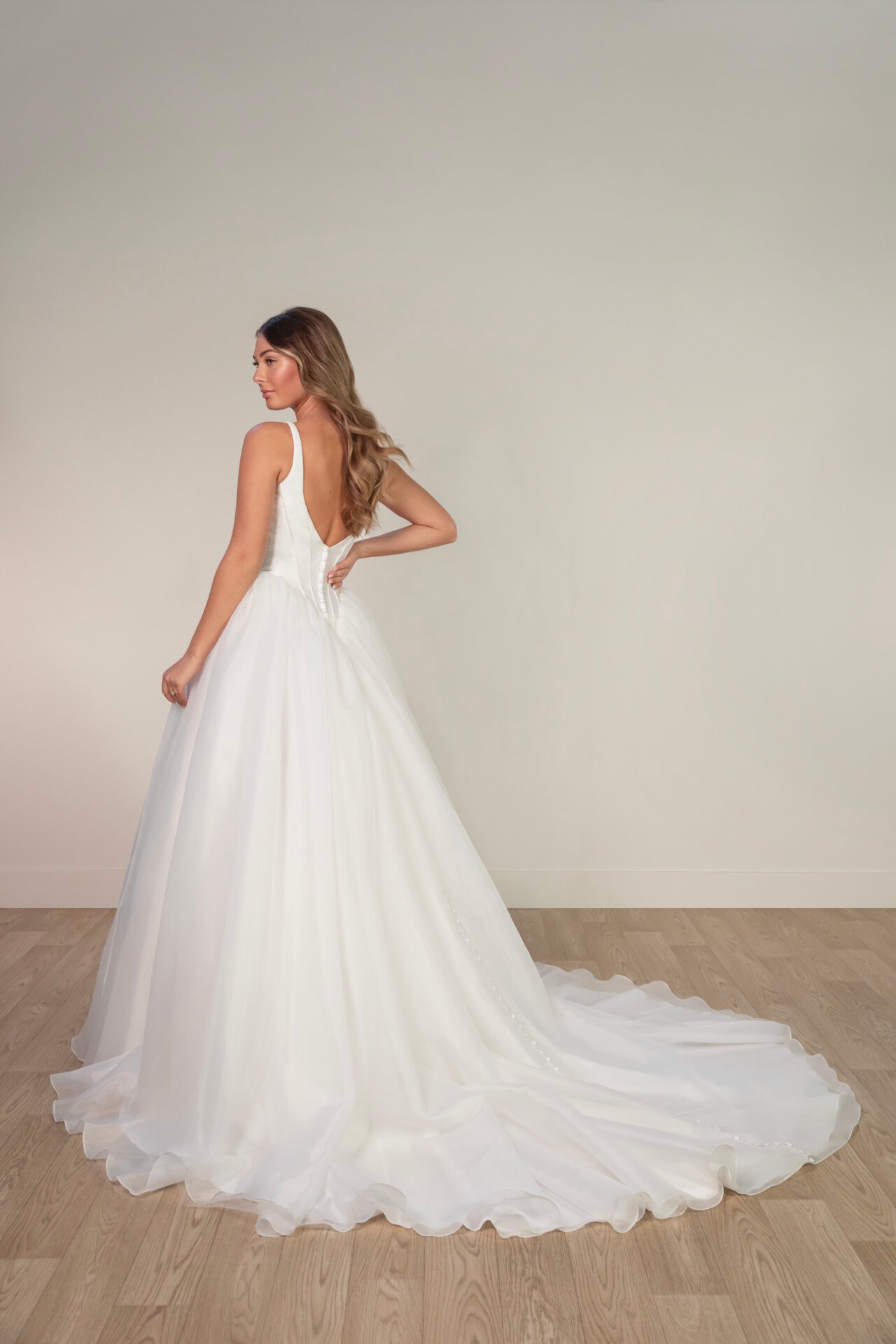 Regal Mikado & Organza Ballgown Wedding Dress