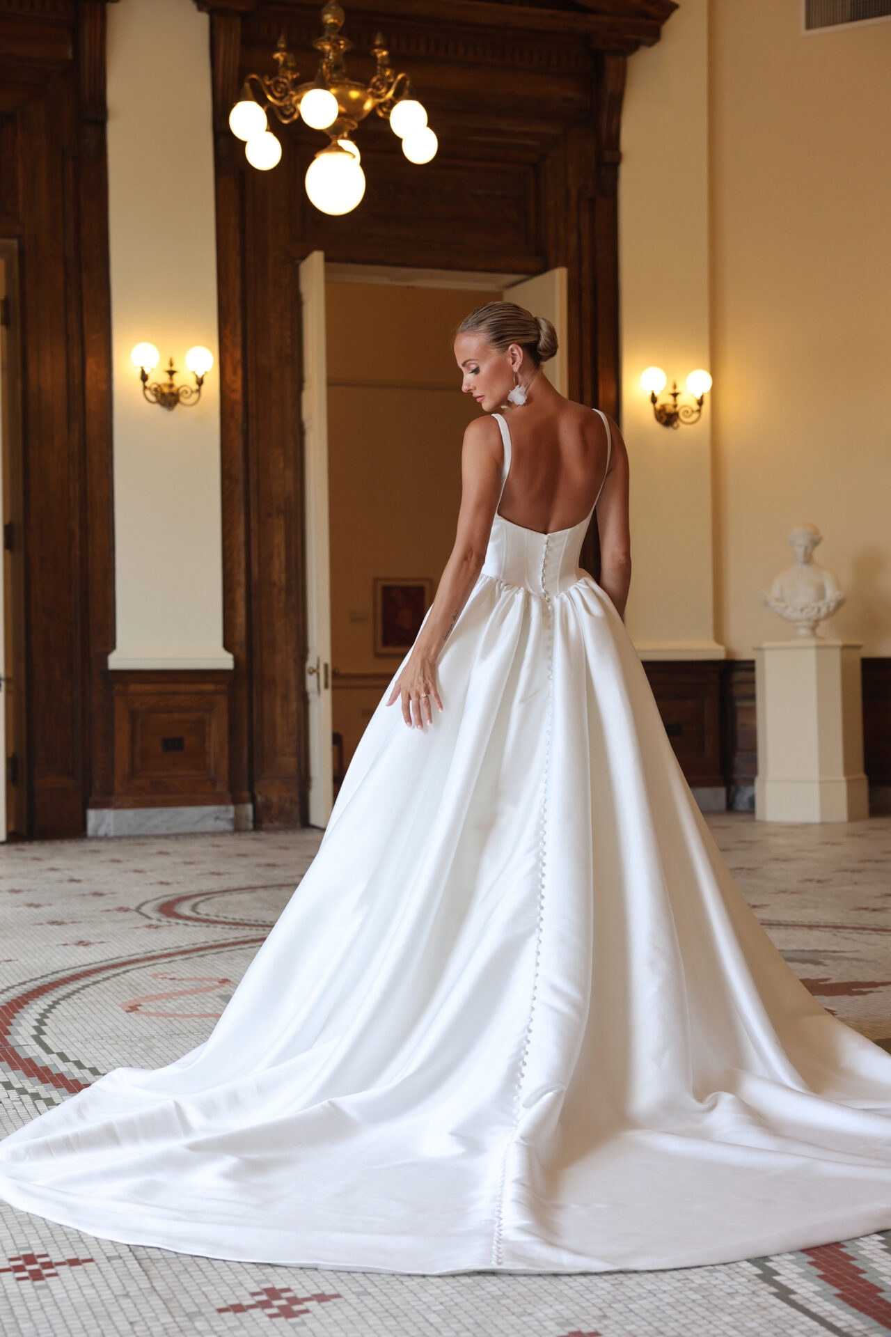 Luxe Mikado Princess Ballgown with Pockets