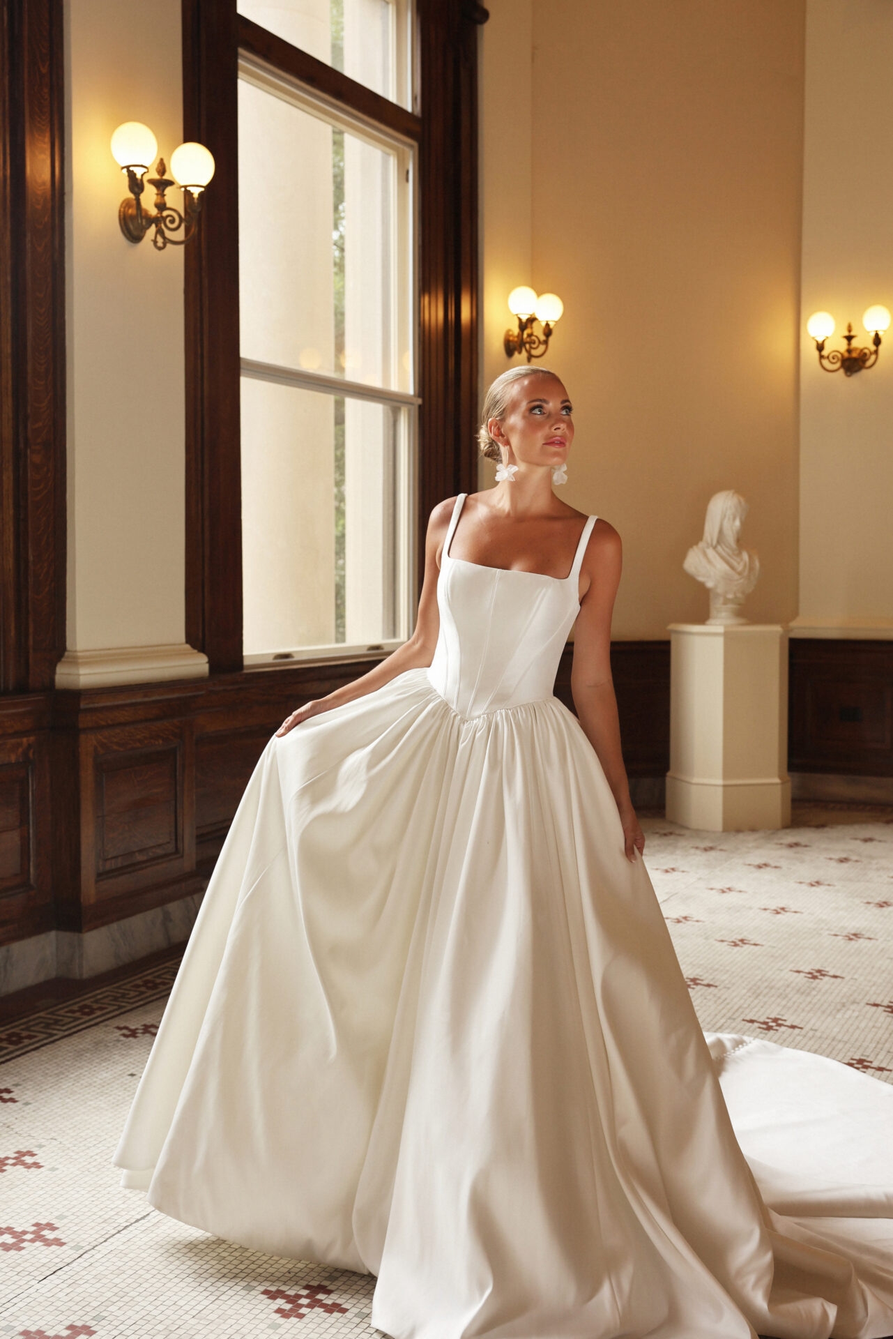 Luxe Mikado Princess Ballgown with Pockets