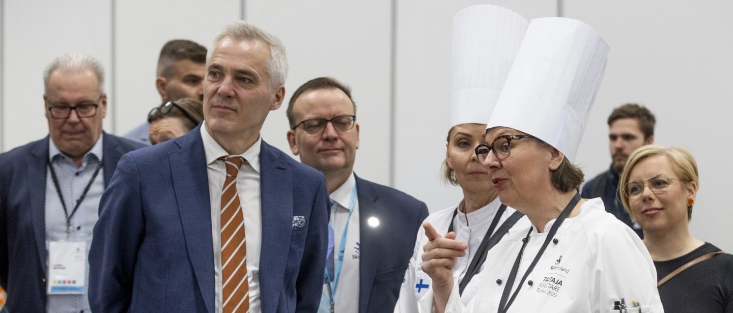 Adlercreutz vaikuttunut nuorista ammattilaisista Taitaja2025 -tapahtumassa