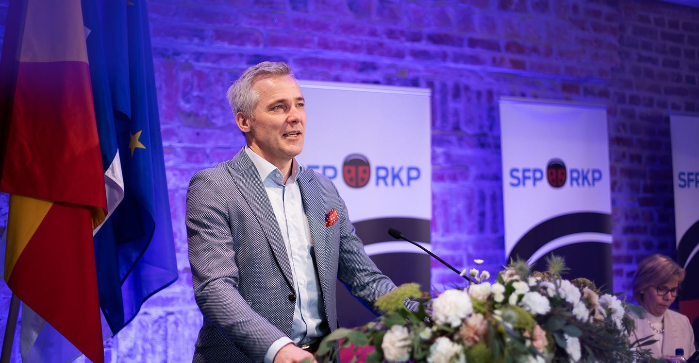 Tal på SFP:s partidag 29.5.2021